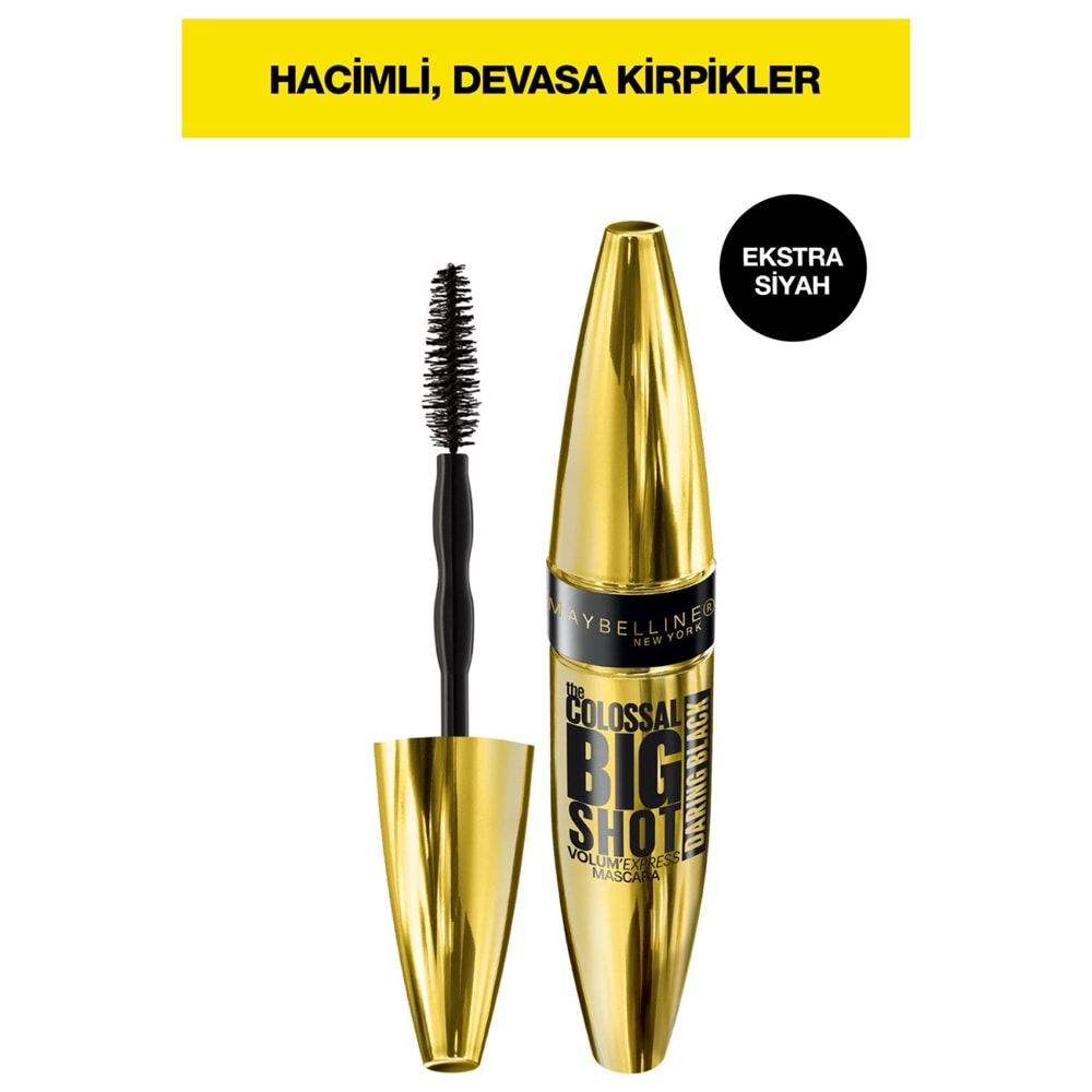 Maybelline New York The Colossal Big Shot Daring Siyah Maskara