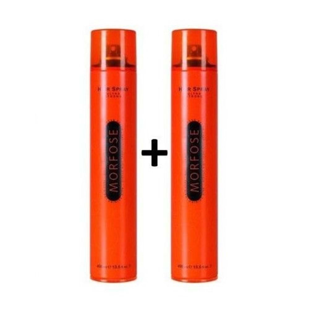 Morfose Ultra 400 Ml Sert Saç Spreyi 2 Adet