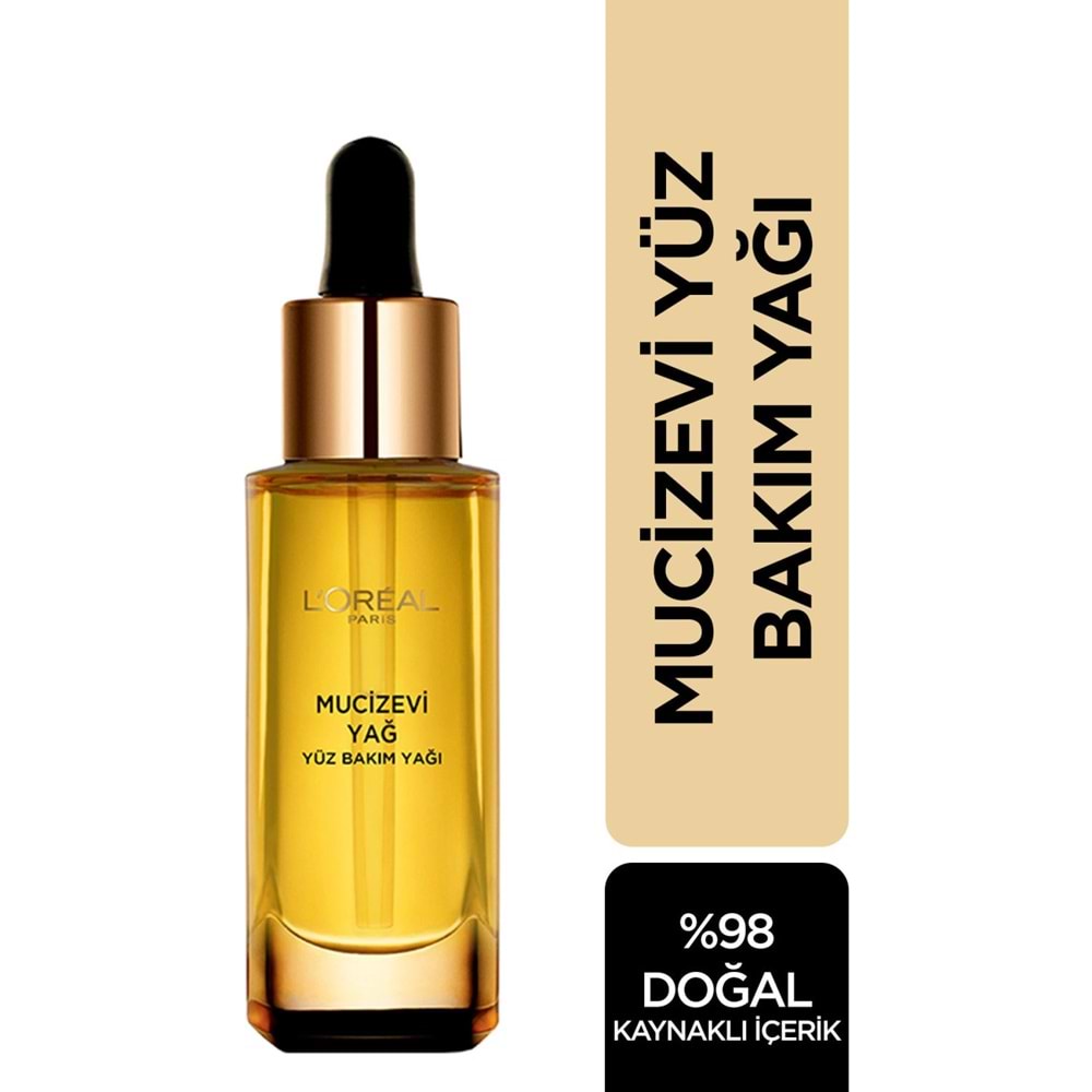 L'Oréal Paris Mucizevi Yağ Günlük Yüz Bakım Yağı 30 ml.