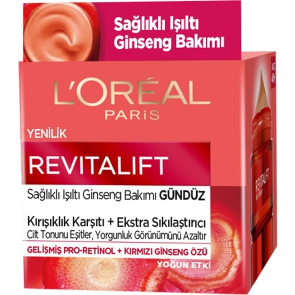 Loreal Paris Revitalift Ginseng Bakımı Gündüz Kremi