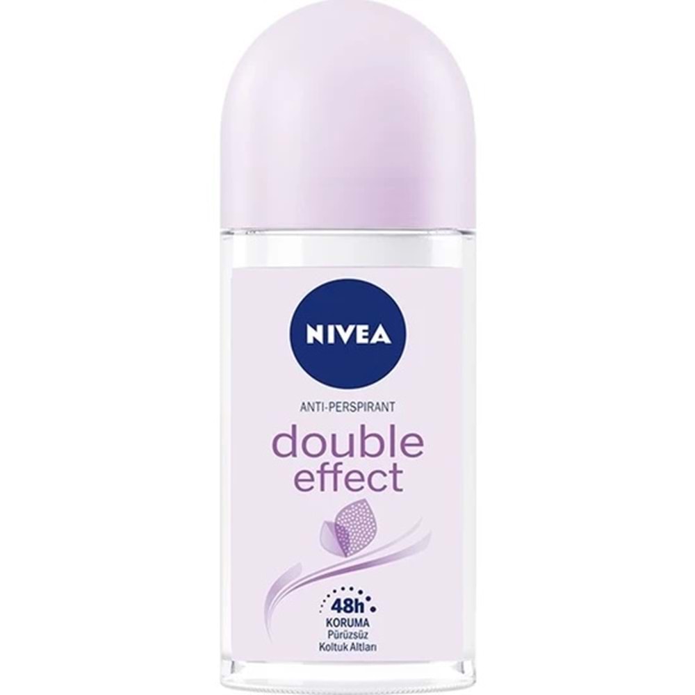 Nivea Double Effect Mor Düşler Roll-On Deodorant 50Ml Kadın