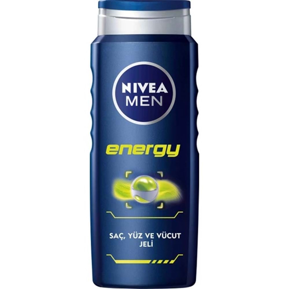 Nivea Energy Duş Jeli 500Ml Erkek