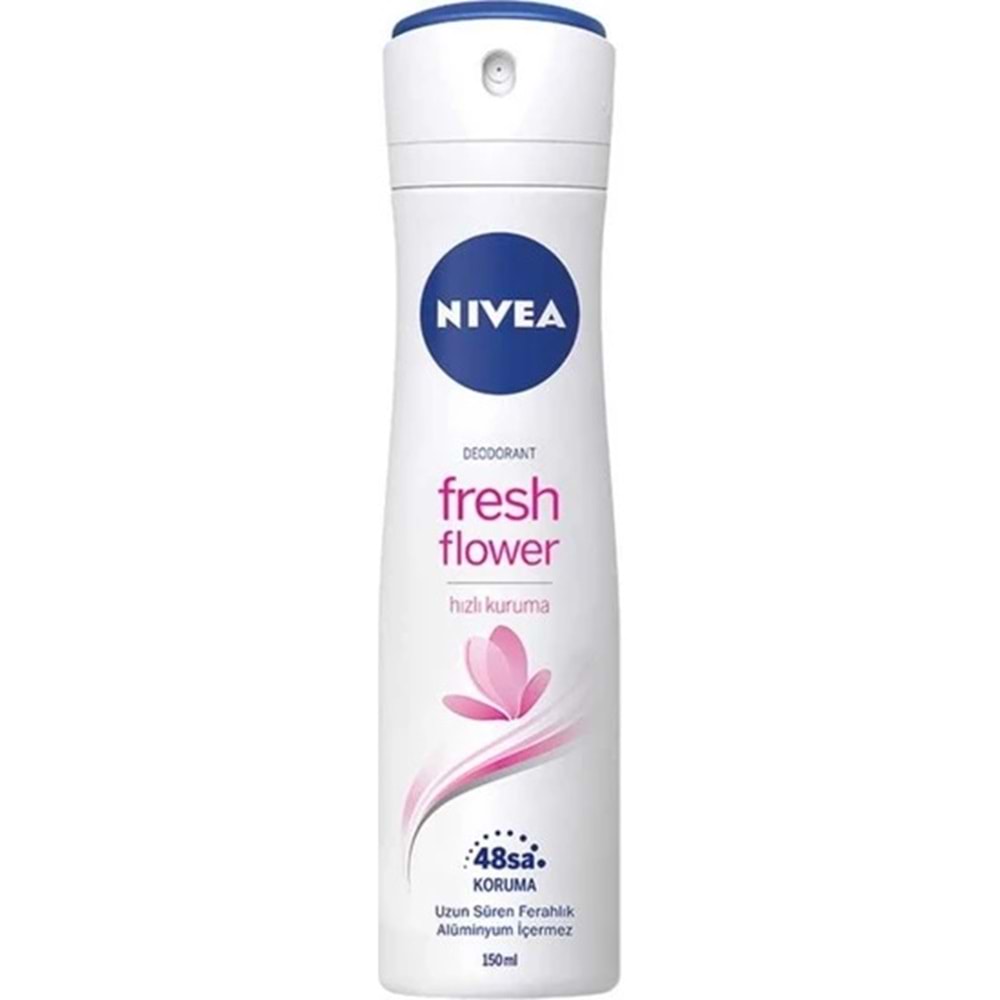 Nivea Fresh Flower Sprey Deodorant 150 ml Kadın