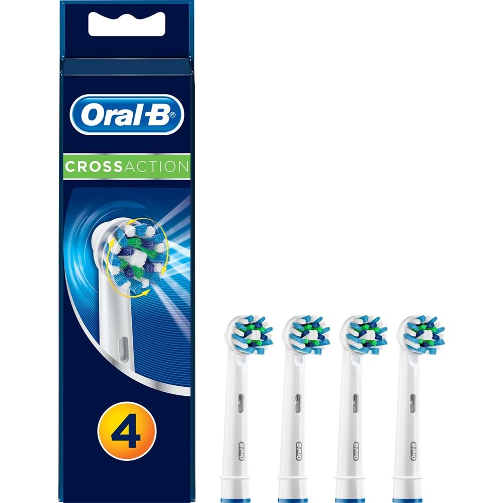 Oral-B Cross Action 4'lü Diş Fırçası Yedek Başlığı