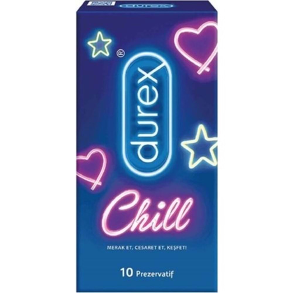 Durex Prezervatif Chill 10 Adet