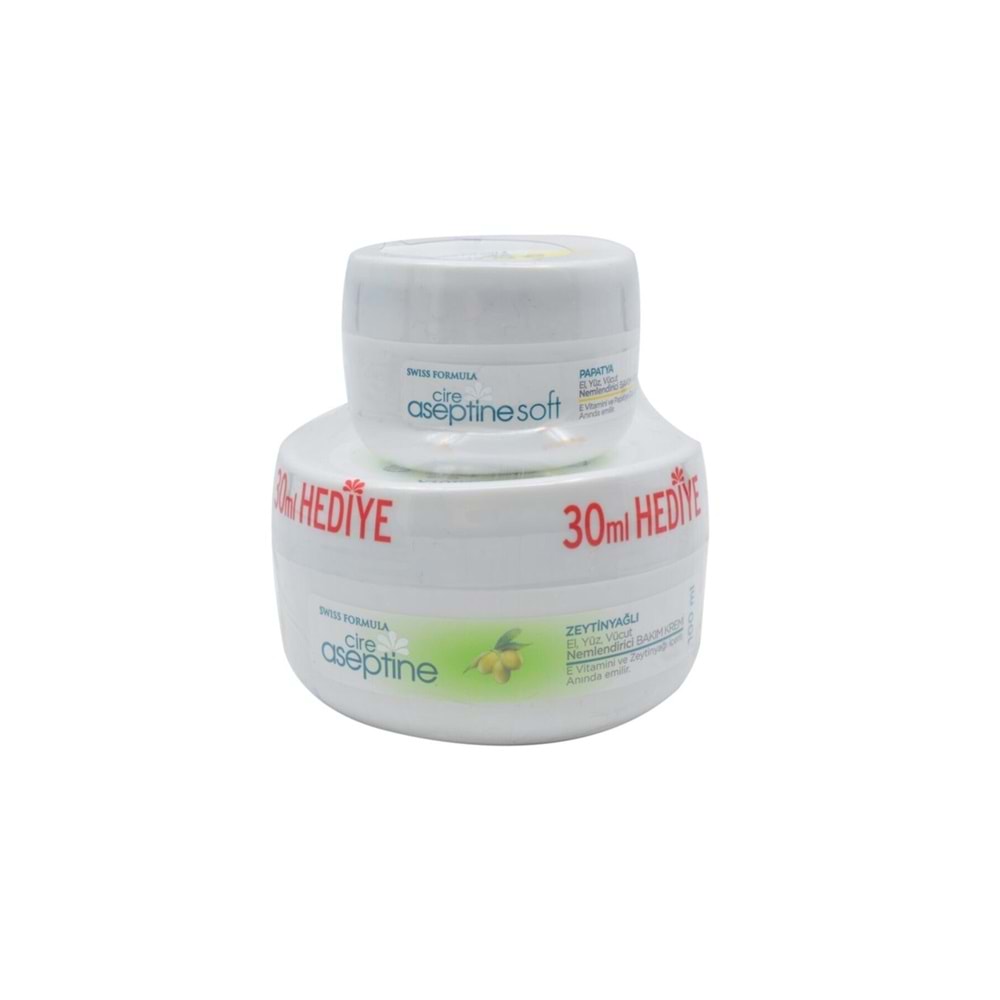 Cire Aseptine Zeytinyağlı Özlü Krem 200 Ml+30 Ml Hediye