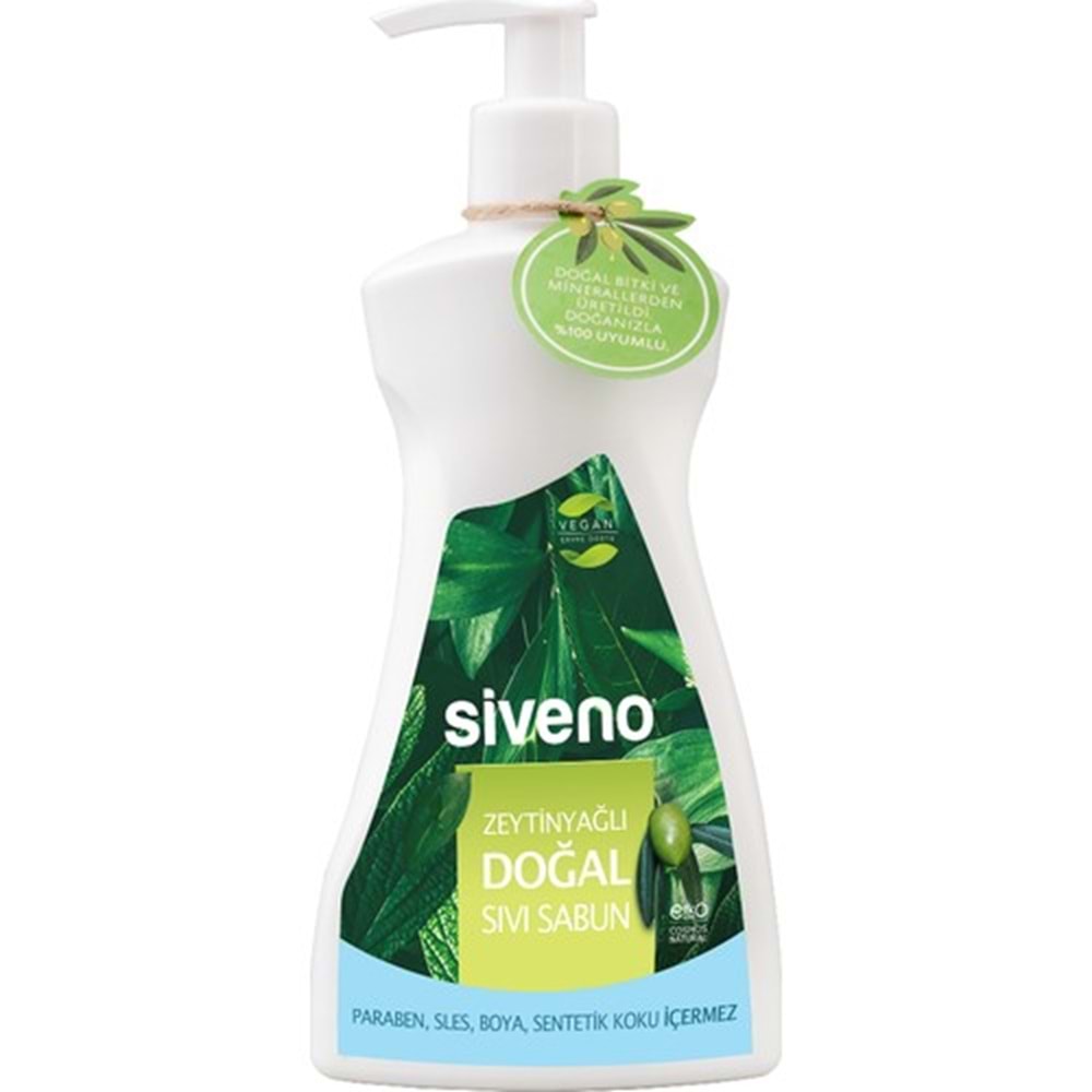Siveno Zeytinyağlı Doğal Sıvı Sabun 300 ml