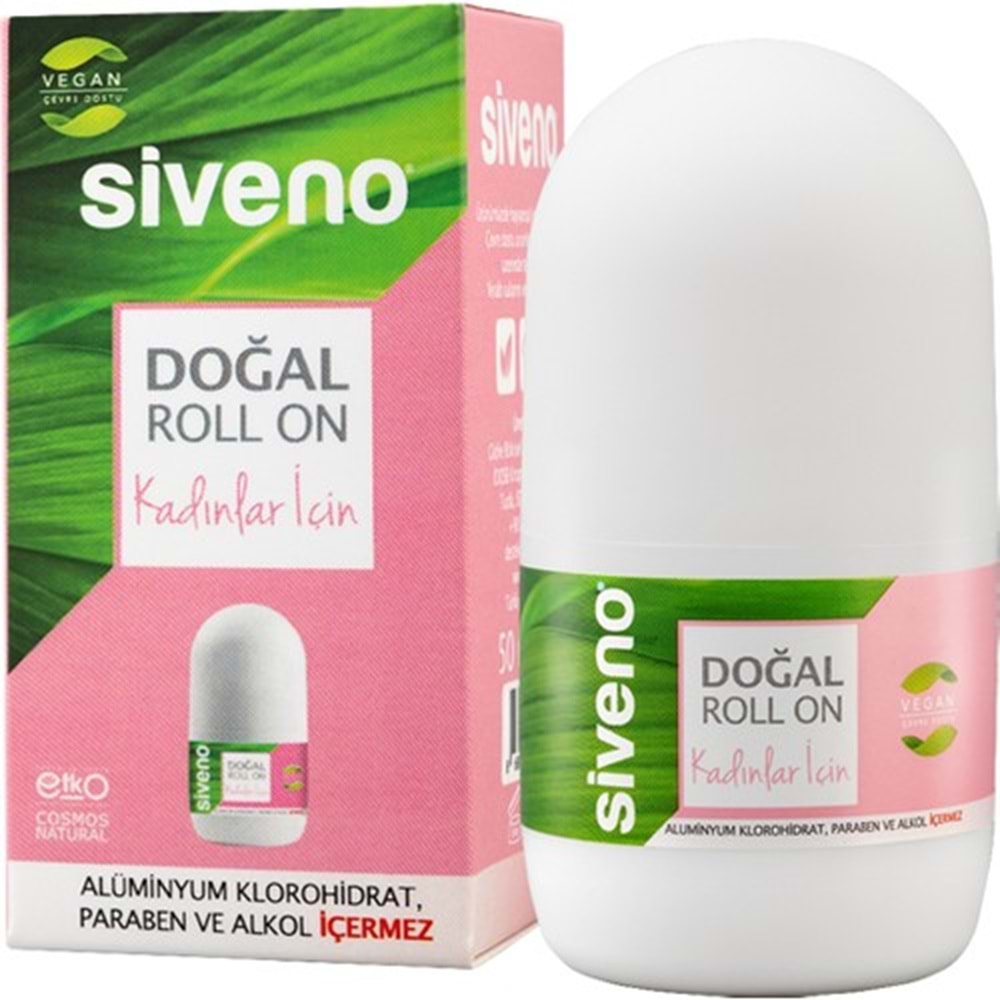 Siveno Doğal Roll On Kadınlar İçin 50 Ml Yeni