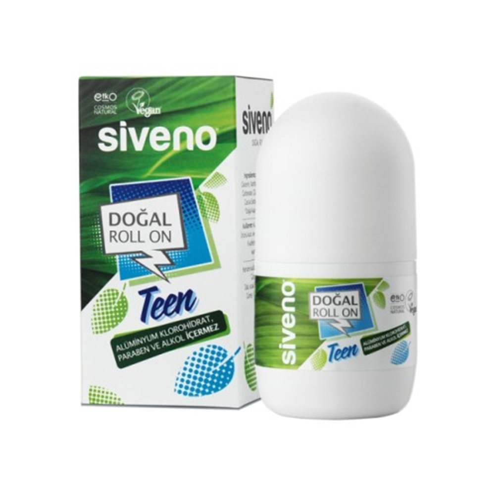Siveno %100 Doğal Roll-on Teen Blue 50 ml