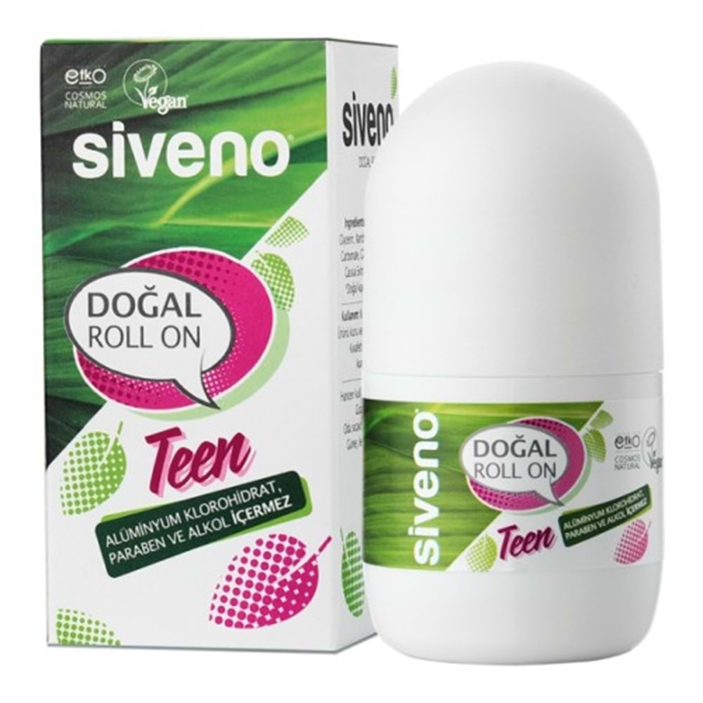 Siveno %100 Doğal Roll On Teen