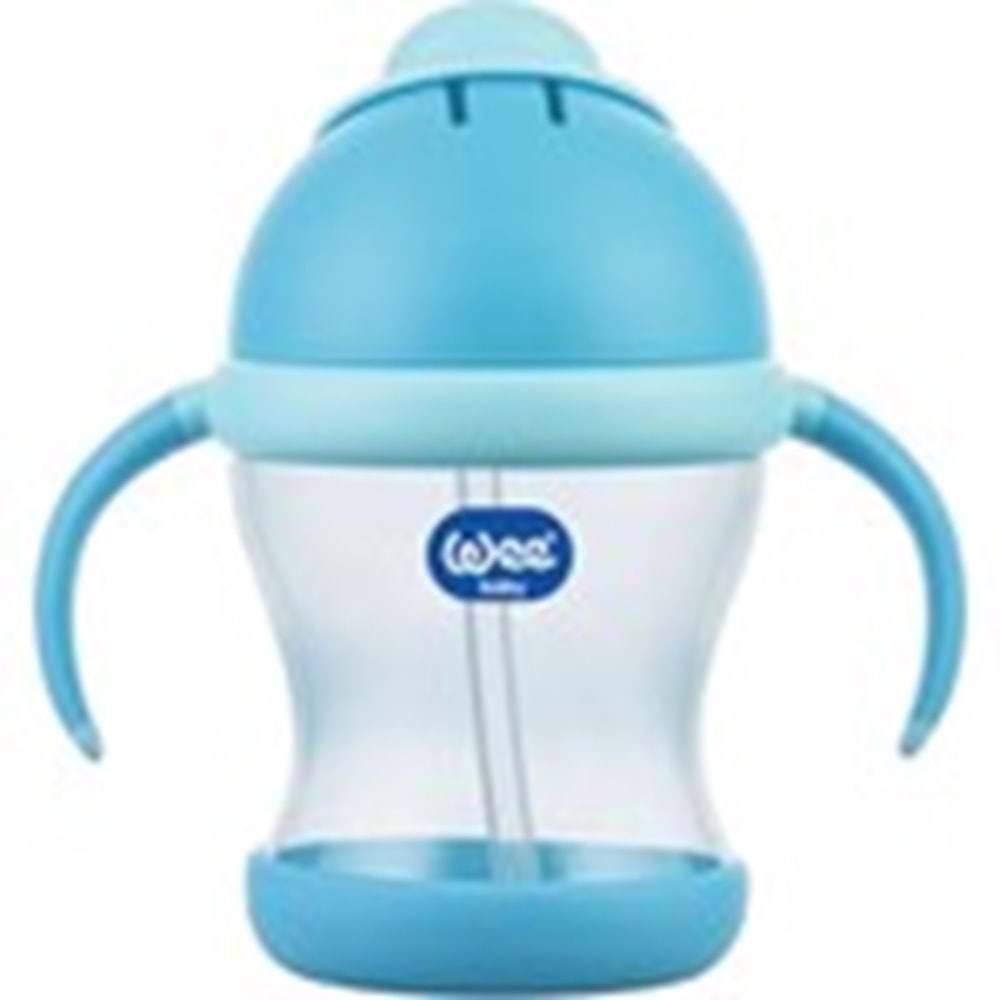 Wee Baby Kulplu Pipetli Bardak 200 Ml - Mavi / 170