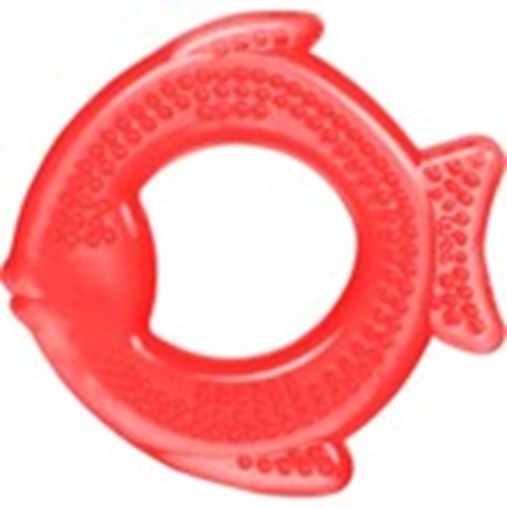 Wee Baby Renkli Sulu Diş Halkası Kırmızı Balık