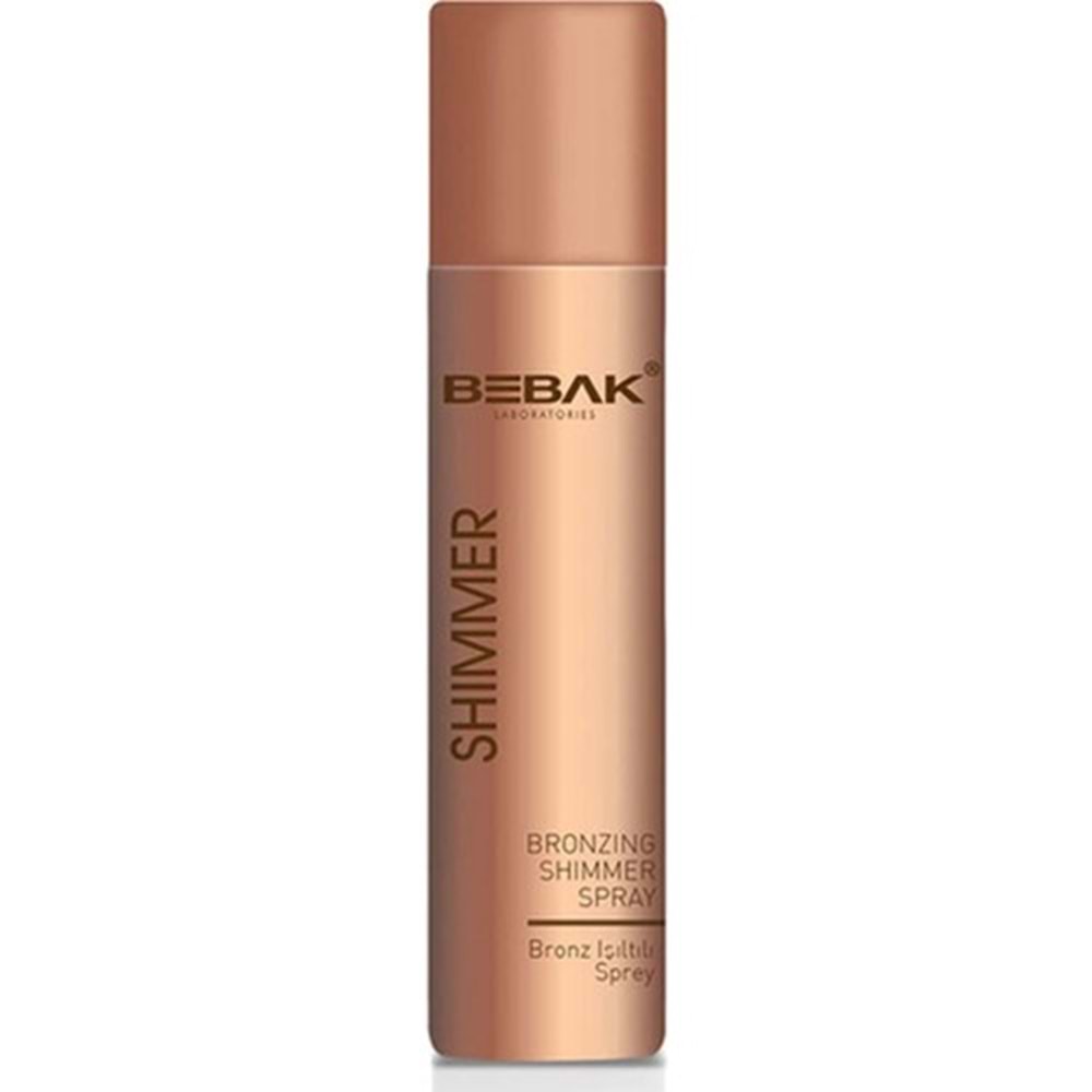 Bebak Bronzer Shimmer Işıltılı Vücut Spreyi 75ML