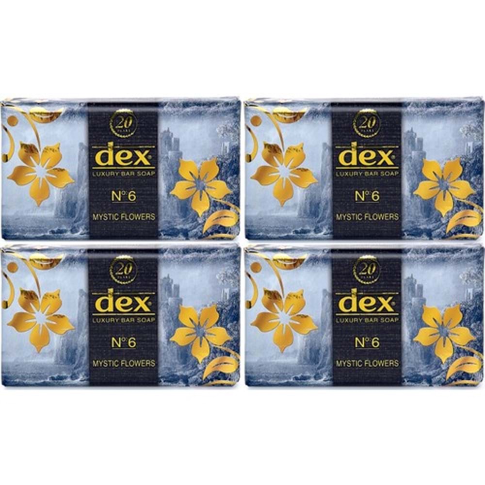 Dex Luxury Serisi No:6 Mystic Flowers Sabun 150 GR x4
