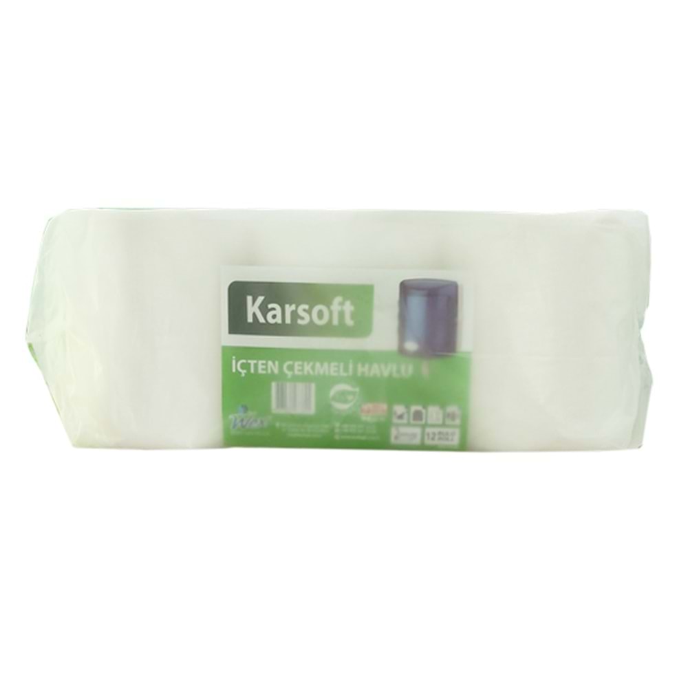 Karsoft İçten Çekmeli Havlu 3,5 KG 6 Rulo