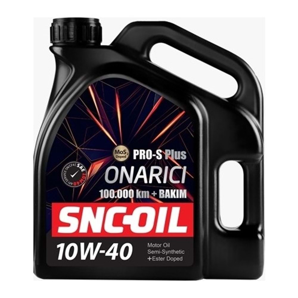 Snc Oil Pro-S Plus Onarıcı 100.000 KM+ 10W-40 4 lt