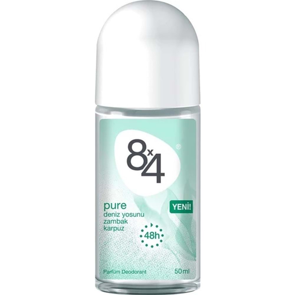 8X4 Roll-On 50 ml Pure