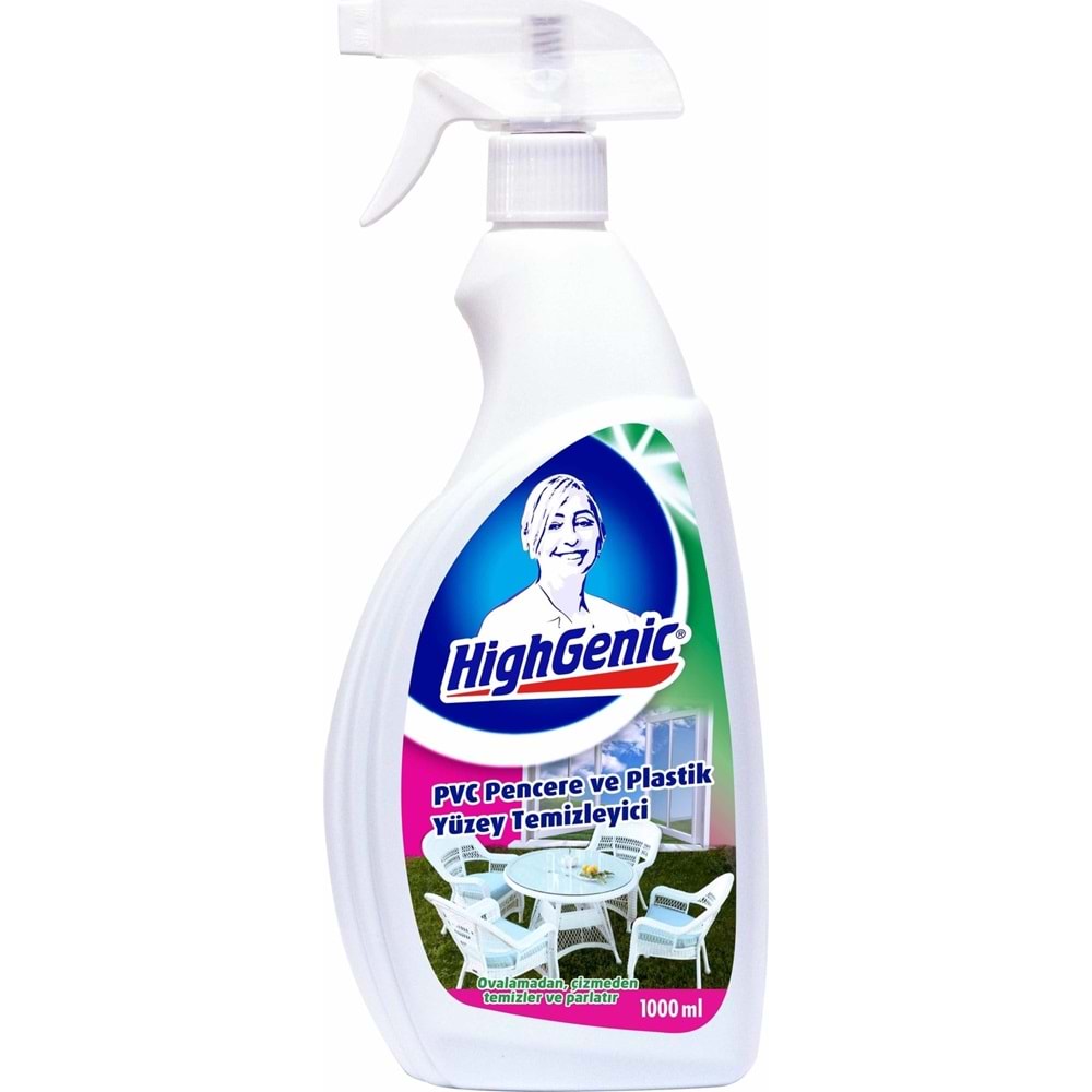 Highgenic Pvc Pencere Ve Plastik Yüzey Temizleyici 1000 ml