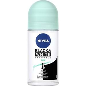 Nivea İnvisible Black&Whıte Fresh Roll-On Deodorant 50Ml Kadın