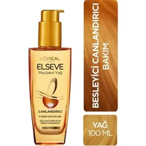 L'Oréal Paris Elseve Mucizevi Canlandırıcı Bakım Yağı 100 ml
