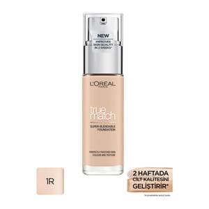 L'Oréal Paris True Match Bakım Yapan Fondöten 1R ROSE IVORY-1R1C1K