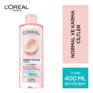 L'Oréal Paris Değerli Çiçekler Tonik Normal ve Karma Ciltler