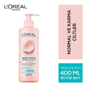 L'Oréal Paris Değerli Çiçekler Temizleme Sütü Normal ve Karma Ciltler