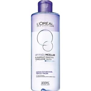 L'Oréal Paris Çift Fazlı Micellar Kusursuz Makyaj Temizleme Suyu 400ml