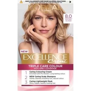 Loreal Paris Excellence Creme Saç Boyası 8 Koyu Sarı