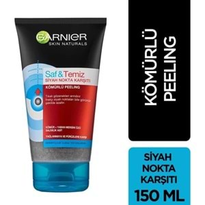 Garnier Saf & Temiz Siyah Nokta Karşıtı Kömürlü Peeling 150 ml