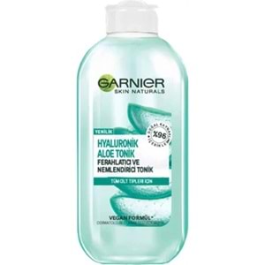 Garnier Hyaluronik Aloe Ferahlatıcı ve Nemlendirici Tonikl 200 ml
