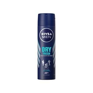 Nivea Dry Fresh Erkek Sprey Deodorant 150Ml