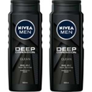 Nivea Men Deep Dımensıon Duş Jeli 500 ml 2 Adet