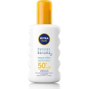 Nivea Sun Hassas Anında Koruma Hassas Ciltlere Özel Spreyi Gkf 50+ 200 ml