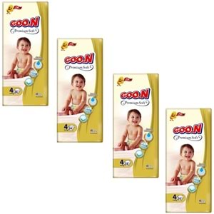 Goon Premium Soft Bebek Bezi No 4 9-14 kg 34 Lü (X4 Adet)