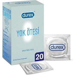 Durex Yok Ötesi Extra His Prezervatif 20'li Avantaj Paketi