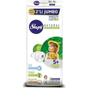 Sleepy Bebek Bezi İkili Jumbo 5 + Beden 44 adet