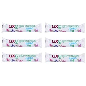 Lixo Bag Jumbo 250 GR Çöp Torbası 80x110 cm 10lu (6 Paket)
