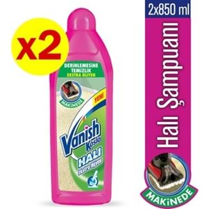 Vanish Kosla Halı Şampuanı Makine Yıkama 2'li Paket (2x850 ml)