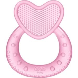 Wee Baby Kalpli Silikon Diş Kaşıyıcı - Pembe 912
