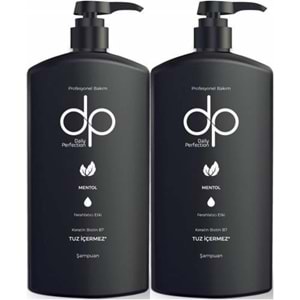 Dp Daily Perfection Mentol 800 ml Tuzsuz Şampuan X2 Adet