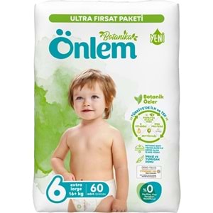 Önlem Bebek Bezi Botanika Ultra Fırsat Pk Beden:6 (16+Kg) Extra Large 60 Lı