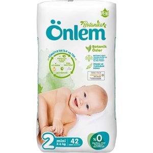 Önlem Botanika Bebek Bezi Avantaj Paket Mini 42’li (3 - 6 Kg)