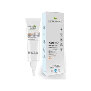 Herbaderm Aknpro Tam Spektrum Koruma Sebum Düzenleyici Yağlı Cilt Renkli Açık Ton