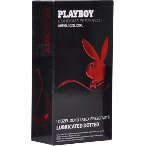 Playboy Dotted Özel Kabartma Yüzeyli 12'li Prezervatif