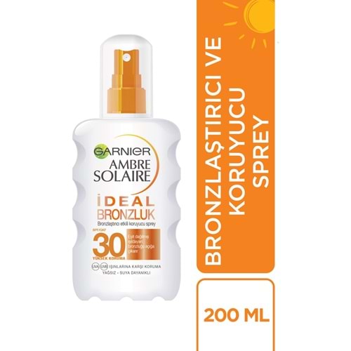 Garnier Ambre Solaire İdeal Bronzluk Sprey GKF30 200ML