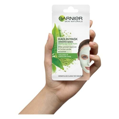 GARNIER SKIN NATURALS ARINDIRICI MATCHA ÇAY MASKE 8ML