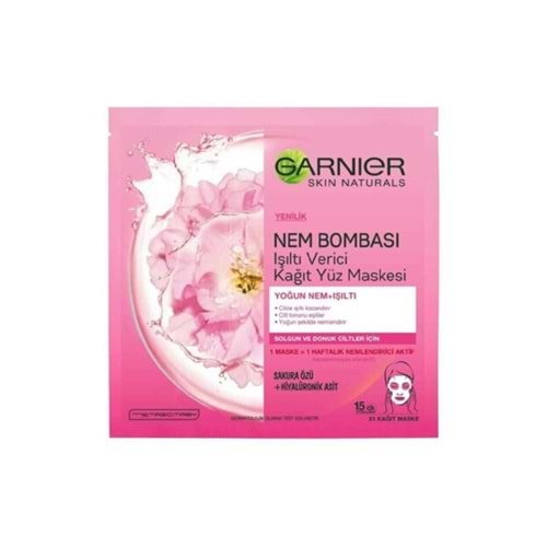 Garnier Nem Bombası Kağıt Maske Sakura 28GR C91