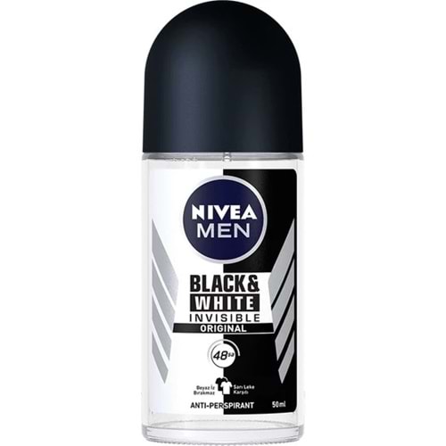 Nivea İnvisible Black&Whıte Power Roll-On Deodorant 50 ml Erkek