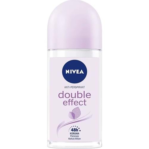 Nivea Double Effect Mor Düşler Roll-On Deodorant 50Ml Kadın